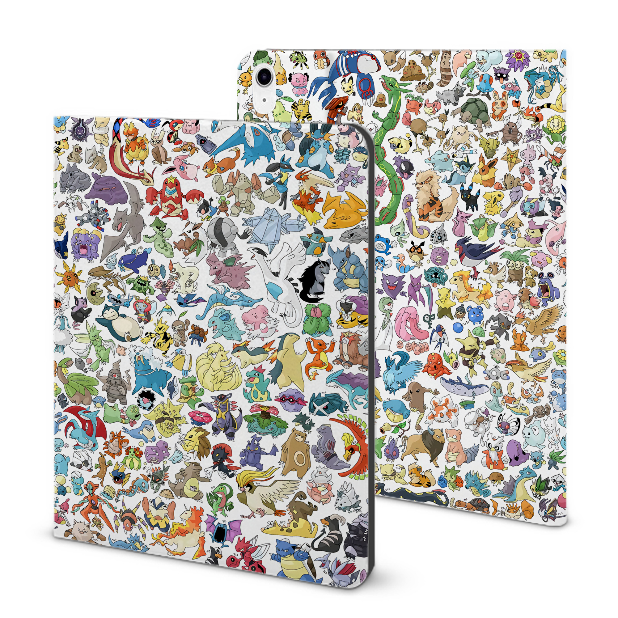 （画像用） ポケットモンスター Pokémon IPad ケース ブック型 PUレザー TPU 耐衝撃 軽量 薄型 ペン収納なし 全面保護 IPad 各モデル対応